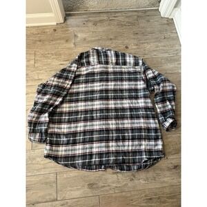 Jackson Hole Flannel Shirt Men's 3XL Plaid Button Up Cotton Blend